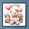 Diamond Painting -DIY Round Drill Birthday Bear