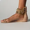 Statement Chain Flat Sandals