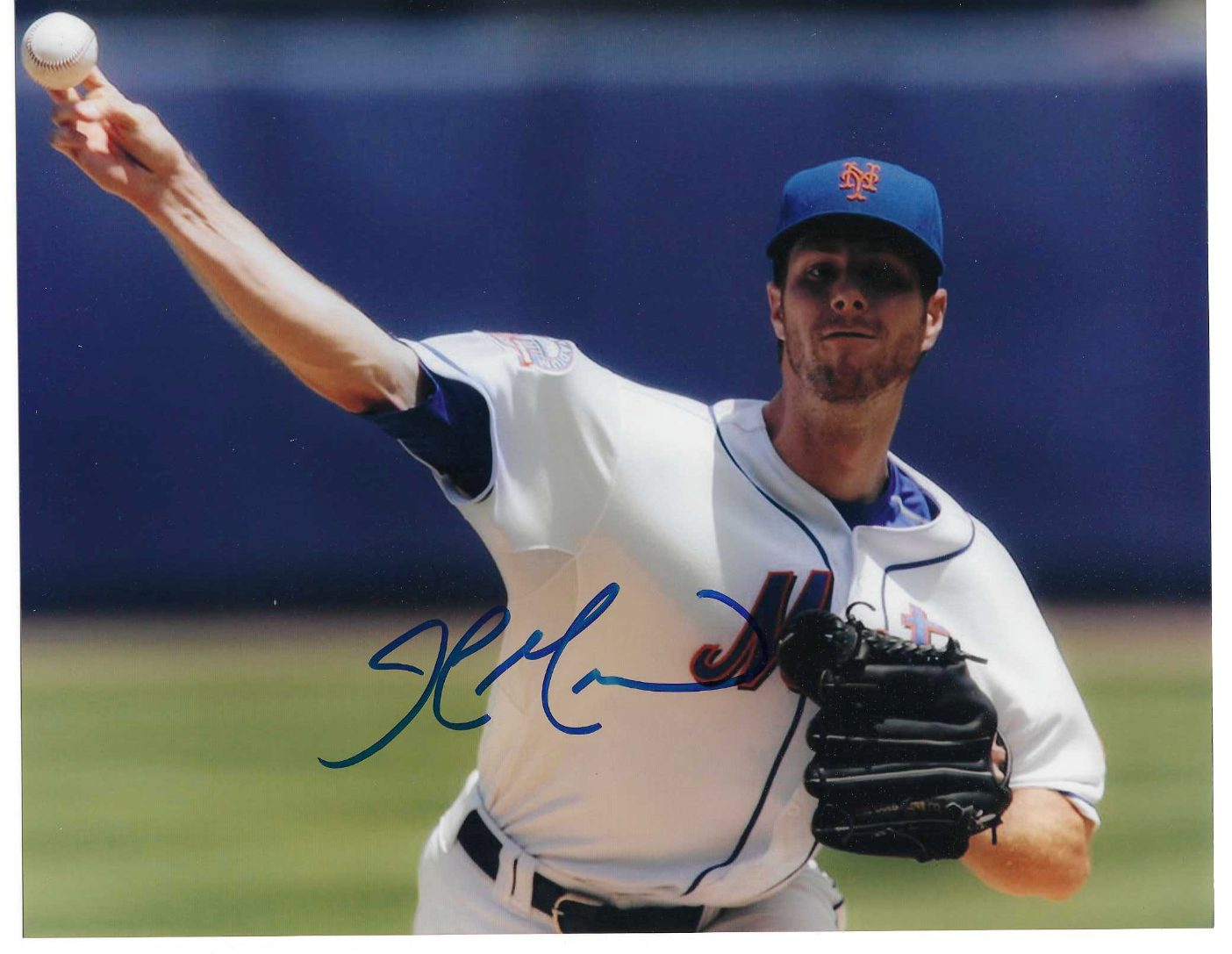 New York Mets ~John Maine~ Signed 8x10 Baseball Photo Poster painting (JSA ALOA) Orioles Marlins