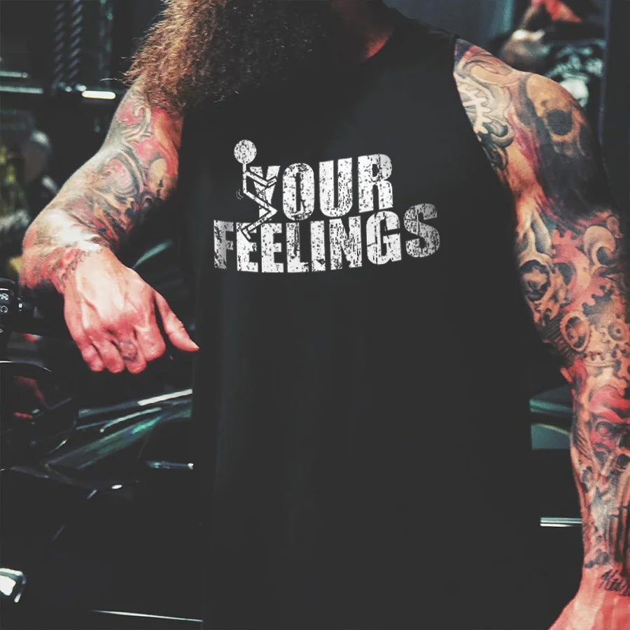 Livereid Your Feelings Print Men's Vest - Livereid