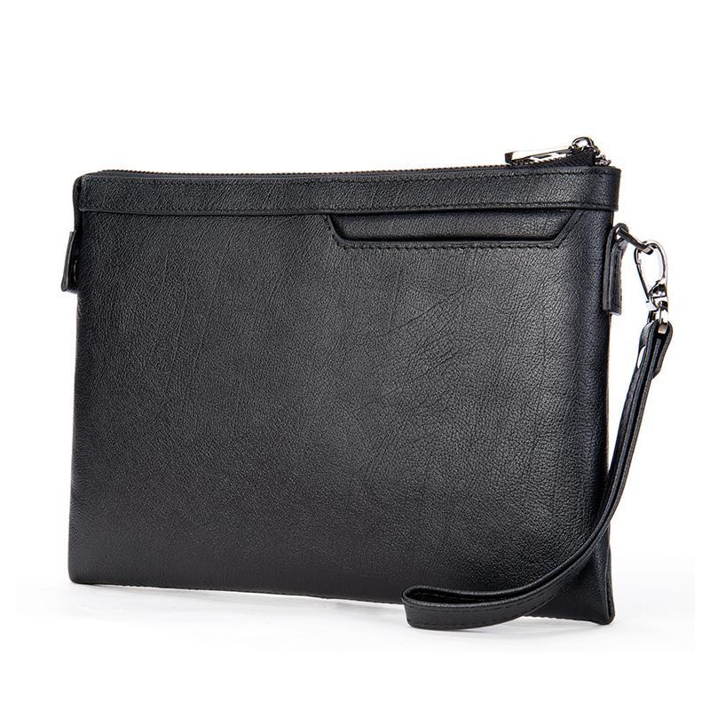 Mens Fashion Casual Soft Plain Business Multipurpose Clutch Bags