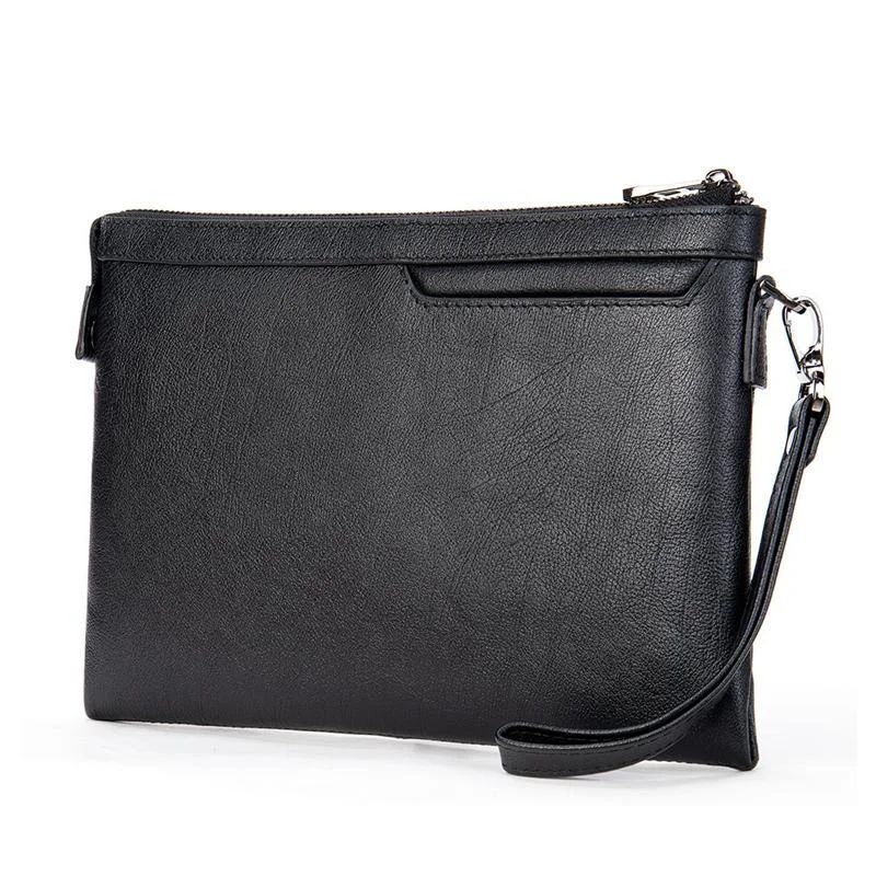 Mens Fashion Casual Soft Plain Business Multipurpose Clutch Bags