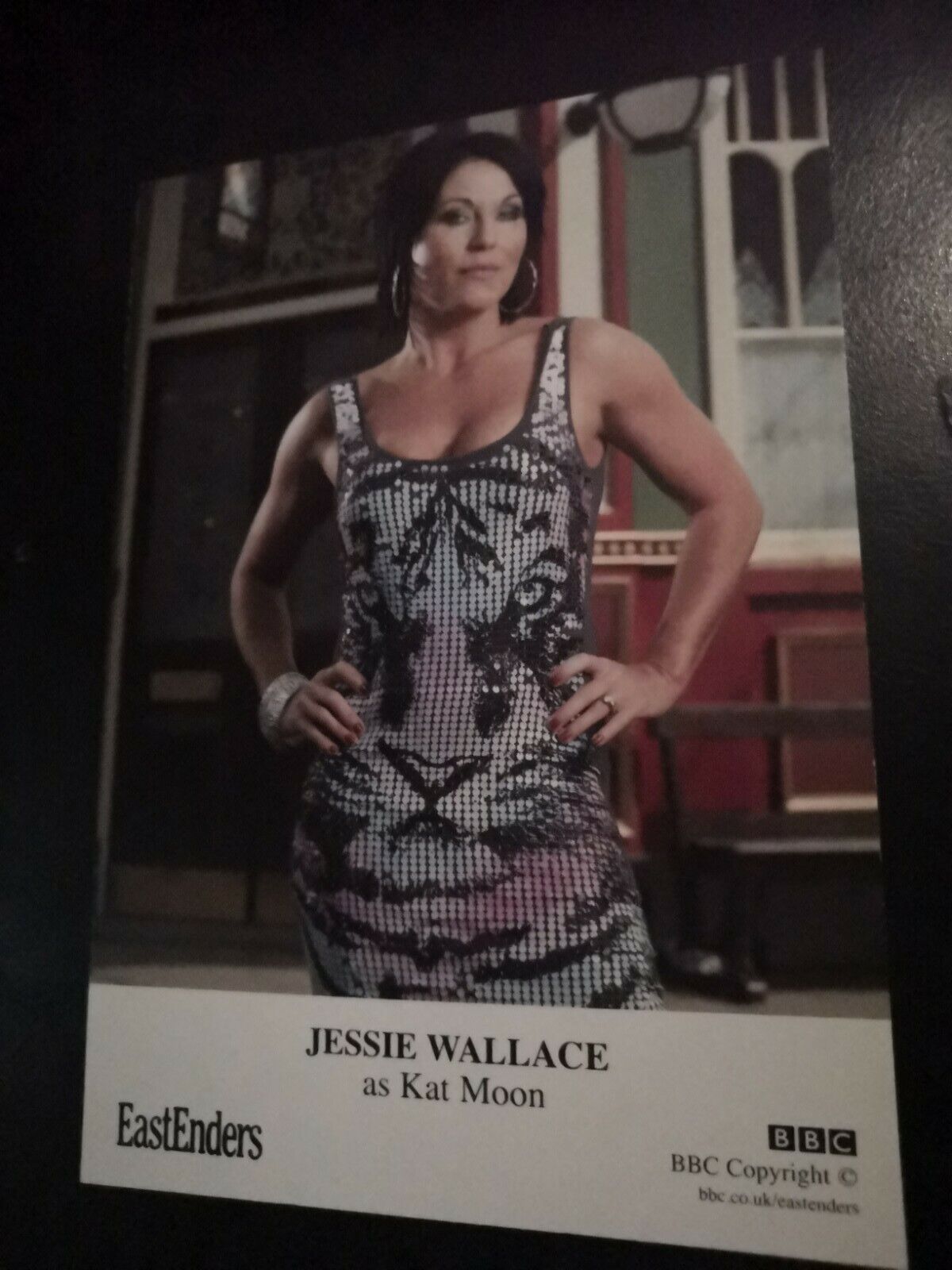 EASTENDERS UNSIGNED CAST CARD OF JESSIE WALLACE