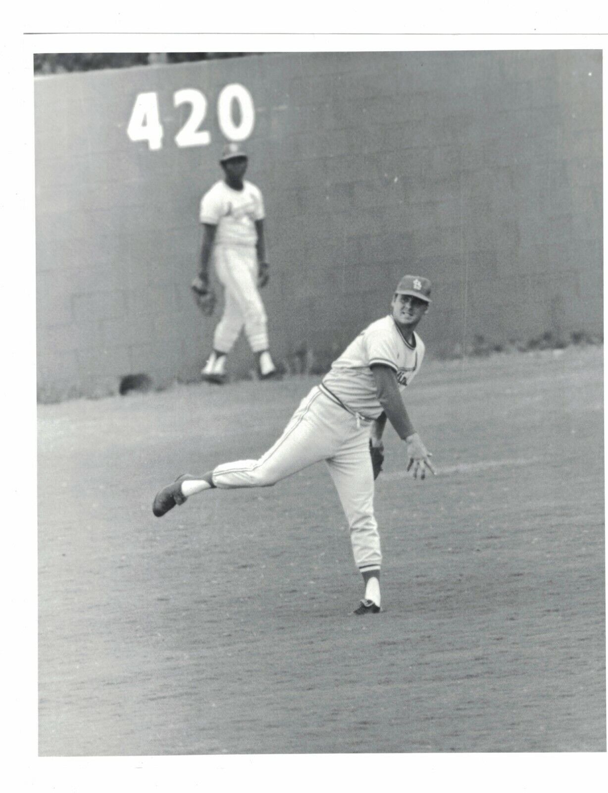 Al Santorini St. Louis Cardinals 8x10 Vintage Baseball Photo Poster painting RH