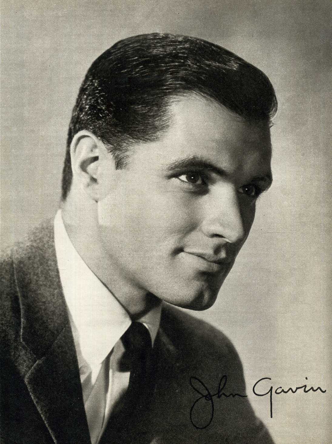 JOHN GAVIN Signed Photo Poster paintinggraph - Film Actor - preprint