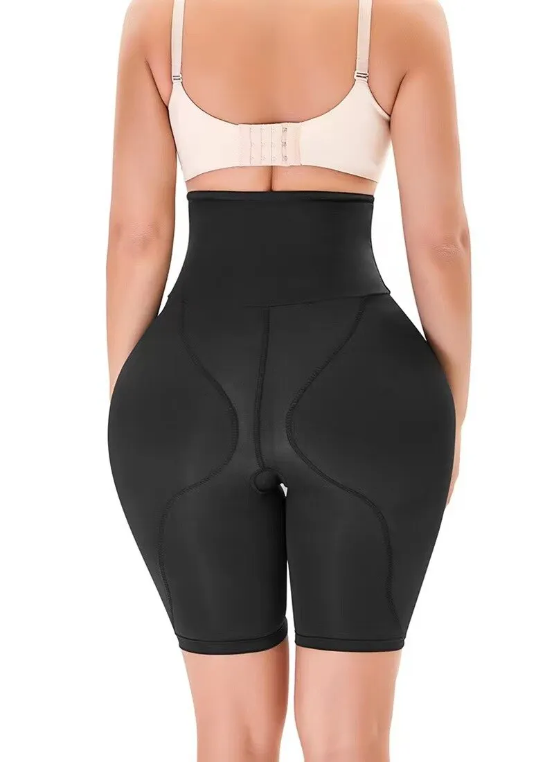 Billionm Women High Waist Shapewear Hip Pad Enhancer Fake Butt Lifter Shaper Tummy Control Panties Sexy Buttocks Padded Underpanty