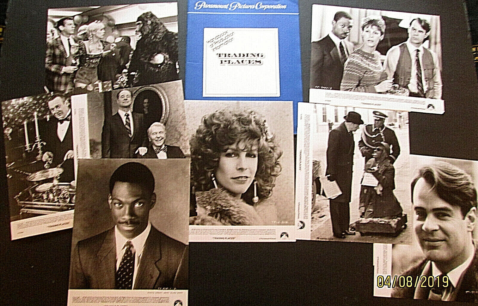 EDDIE MURPHY,JAMIE LEE CURTIS,DAN AYKROYD (TRADING PLACES) 1983 Photo Poster painting SET (WOW)