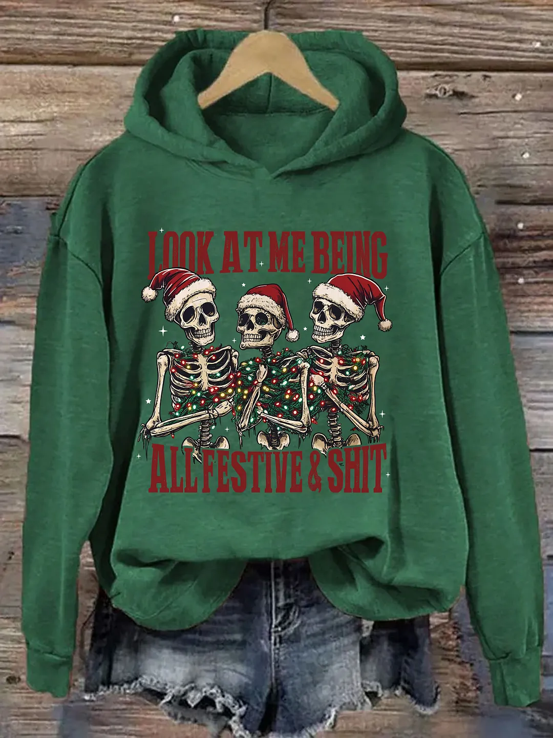 Look At Me Being All Festive And Shit Hoodie