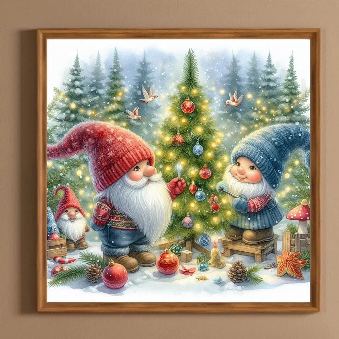 Diamond Painting - Full Round Drill - Christmas(Canvas|40*40cm)