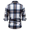 Men's Business Fashion Plaid Long Sleeve Shirt
