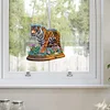 2D Flat DIY Tiger Diamond Art Pendant Diamond Painting Set Home Decoration Craft