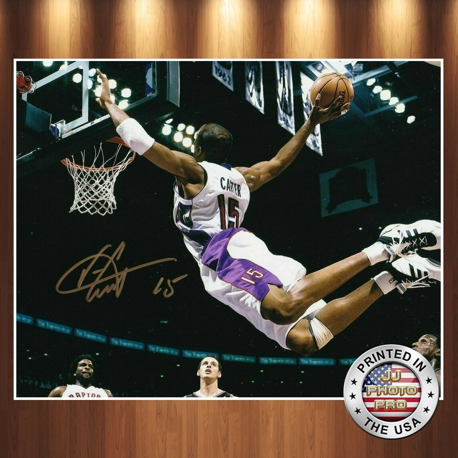 Vince Carter Autographed Signed 8x10 Photo Poster painting (Raptors) REPRINT