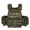 Outdoor Weighted Plate Carrier Tactical Vests 1000 Oxford Cloth Military Training Plate Carrier