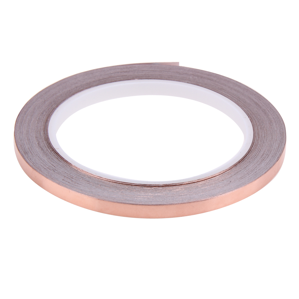 

20M 6Mm Adhesive Copper Foil Tape Emi Shielding Electromagnet Barrier, 501 Original