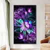 (40*70cm)Butterfly - Round Partial AB Drill Diamond Painting