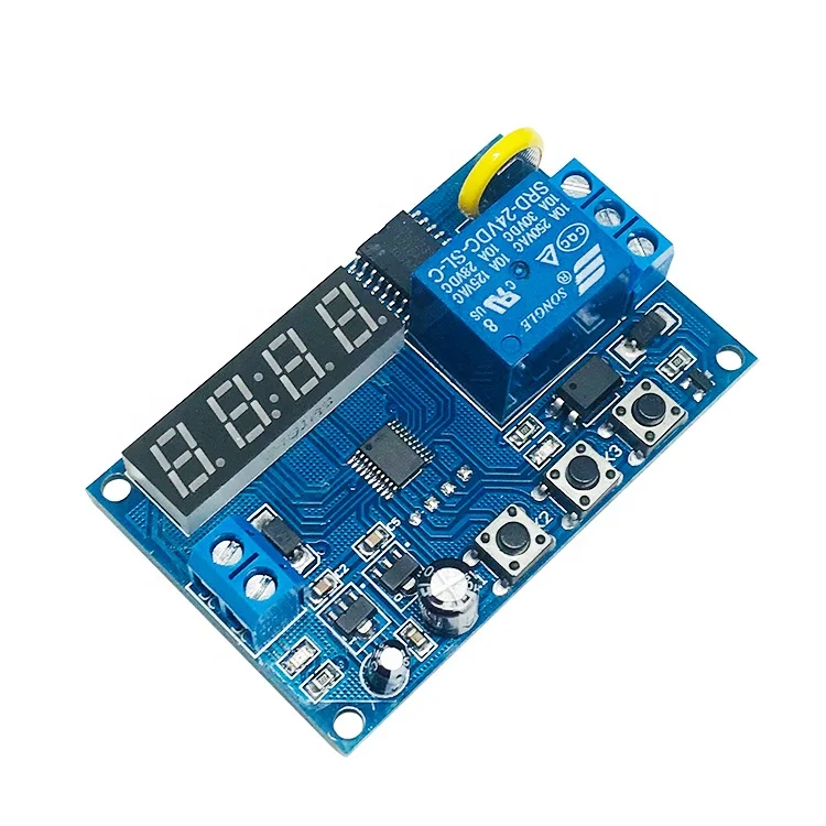 Multifunction Delay Time Module Switch Control Relay Cycle Digital Timer Control Relay DC12 24V Real Time Relay DS3231