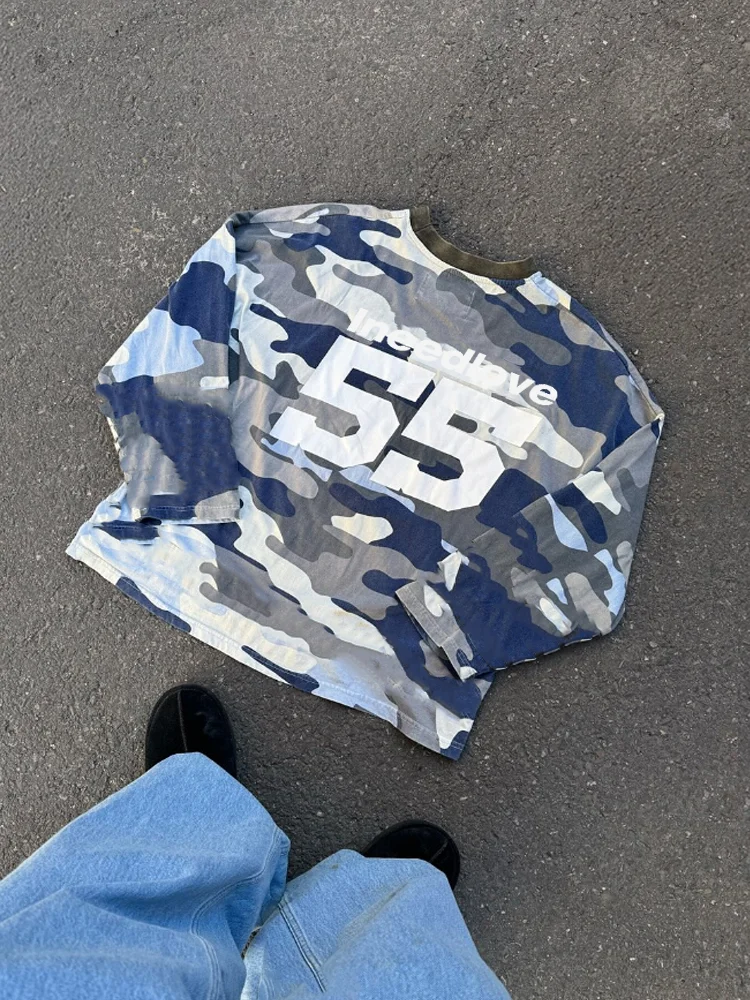 Camouflage Jersey Long Sleeved T-shirt