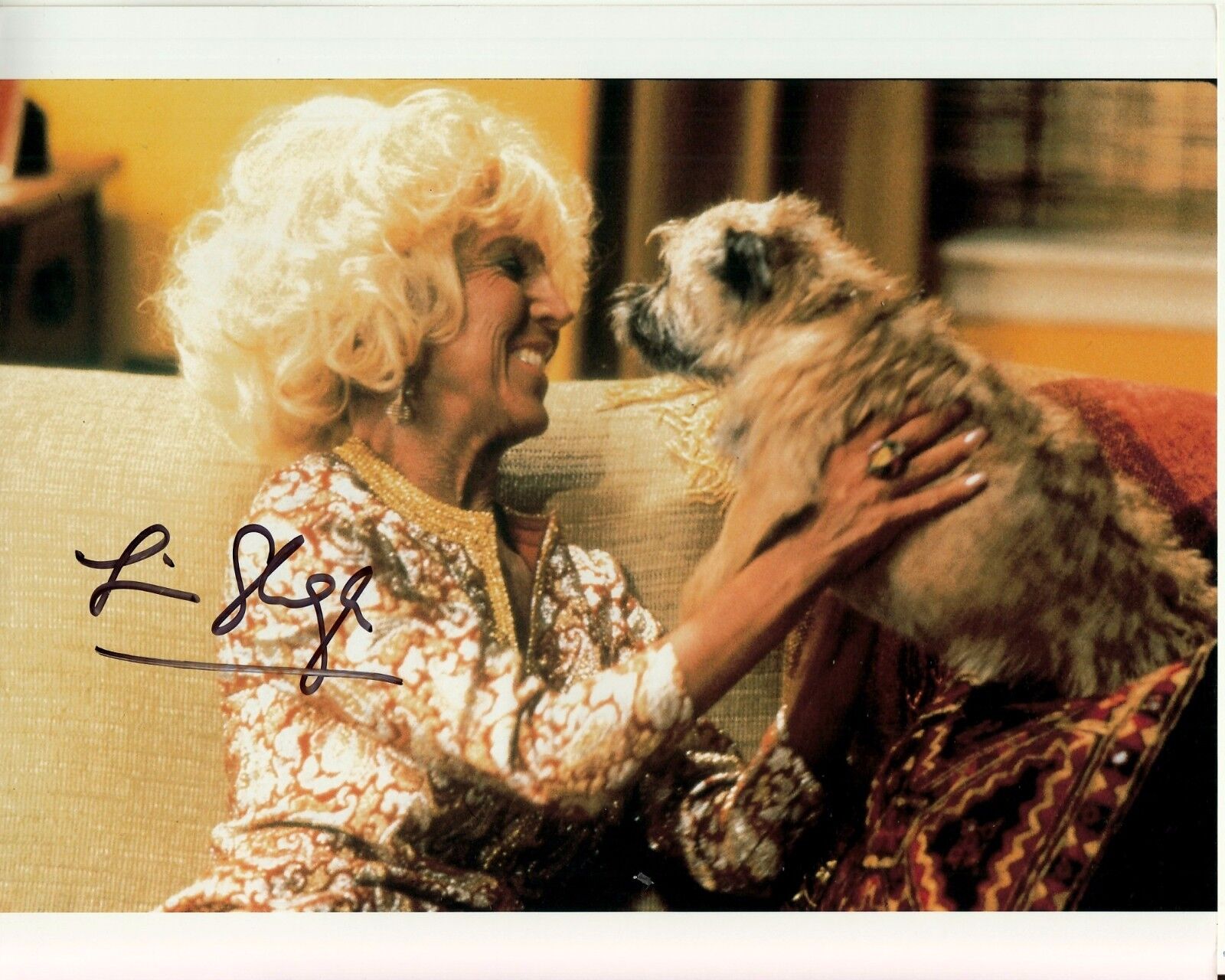 LIN SHAYE hand-signed THERE'S SOMETHING ABOUT MARY 8x10 w/ uacc rd coa PROOF