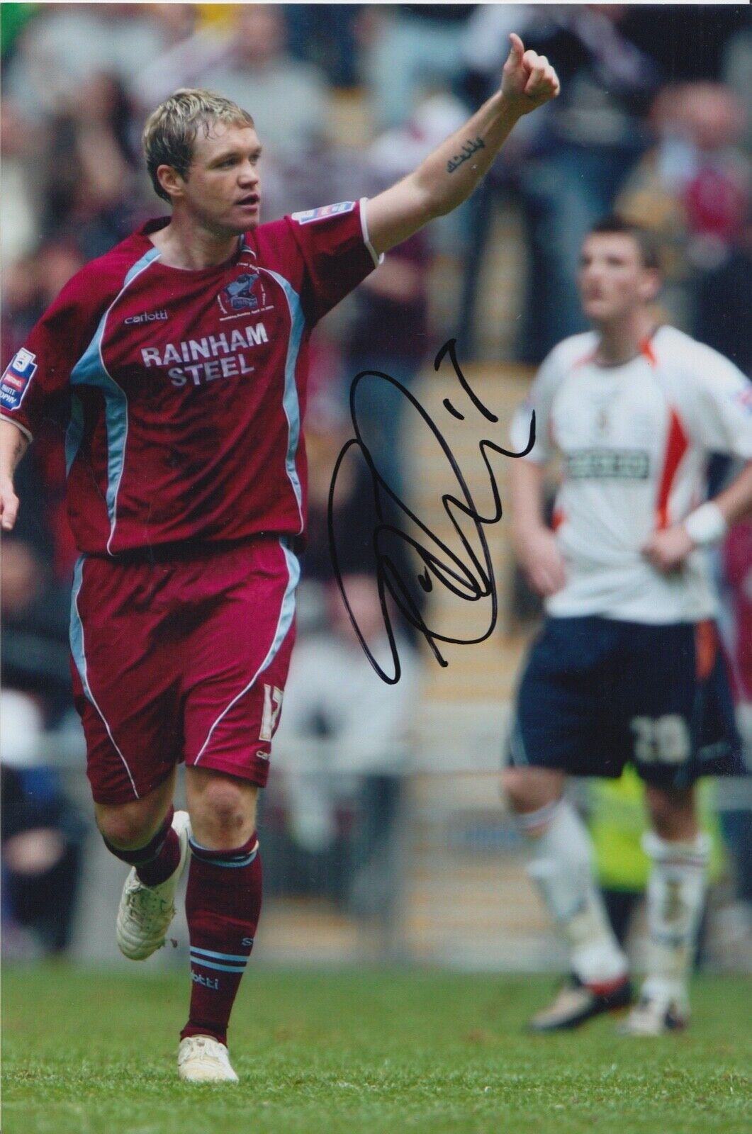 Grant McCann Hand Signed 9x6 Photo Poster painting - Scunthorpe United - Football Autograph.