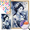 (40*60cm)Girl - Round AB Drill Diamond Painting