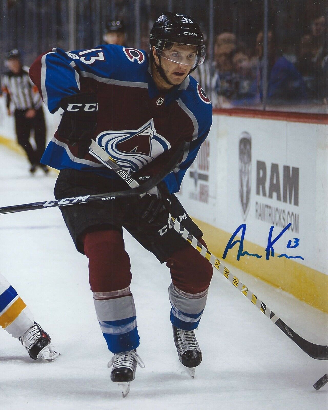 Alexander Alex Kerfoot Signed 8x10 Photo Poster painting Colorado Avalanche Autographed COA B