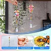 2pcs Flower Cross Diamond Painting Double-sided Crystal Window Suncatcher Craft Set Birthday Gifts Home Garden Decor Hanging Kit