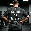 Oversize Cotton A Culture Of Ambition Graphic T-Shirt by Inlyline