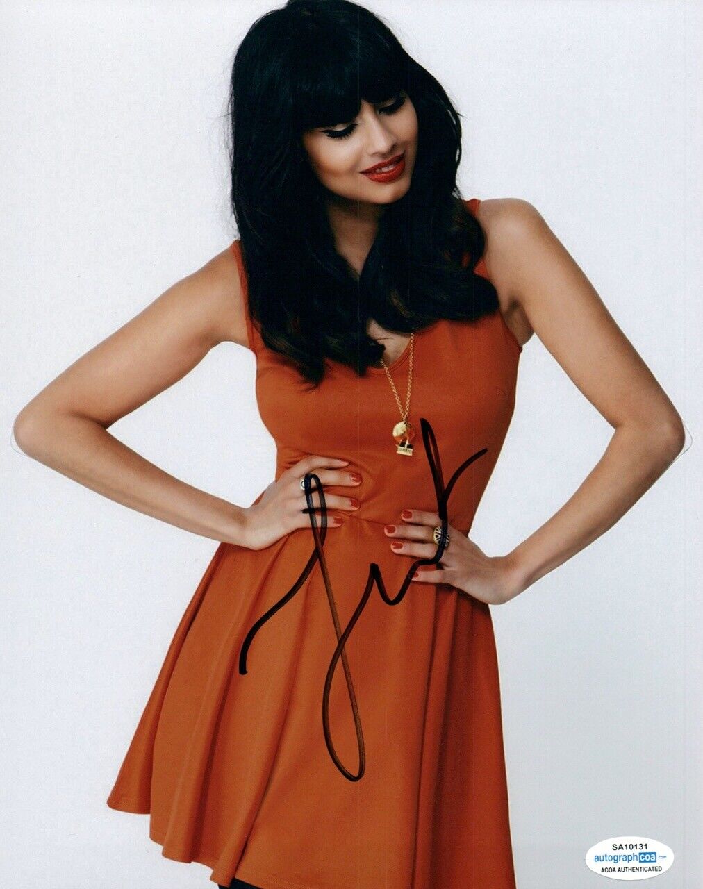 Jameela Jamil Signed Autographed 8x10 Photo Poster painting The Good Place Actress COA ACOA