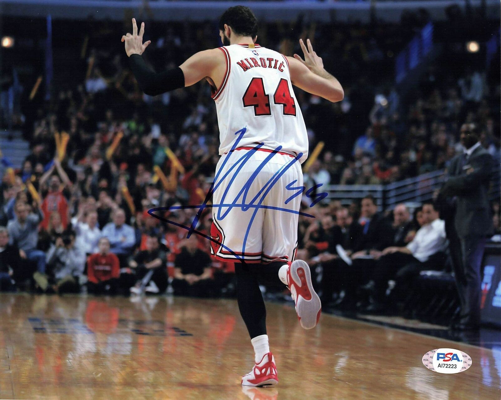 Nikola Mirotic signed 8x10 Photo Poster painting PSA/DNA Chicago Bulls Autographed Bucks