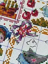 Light Blue Cross Stitch