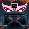 Dynamic Breathing Solar LED Car Window Warning Light Demon Eye