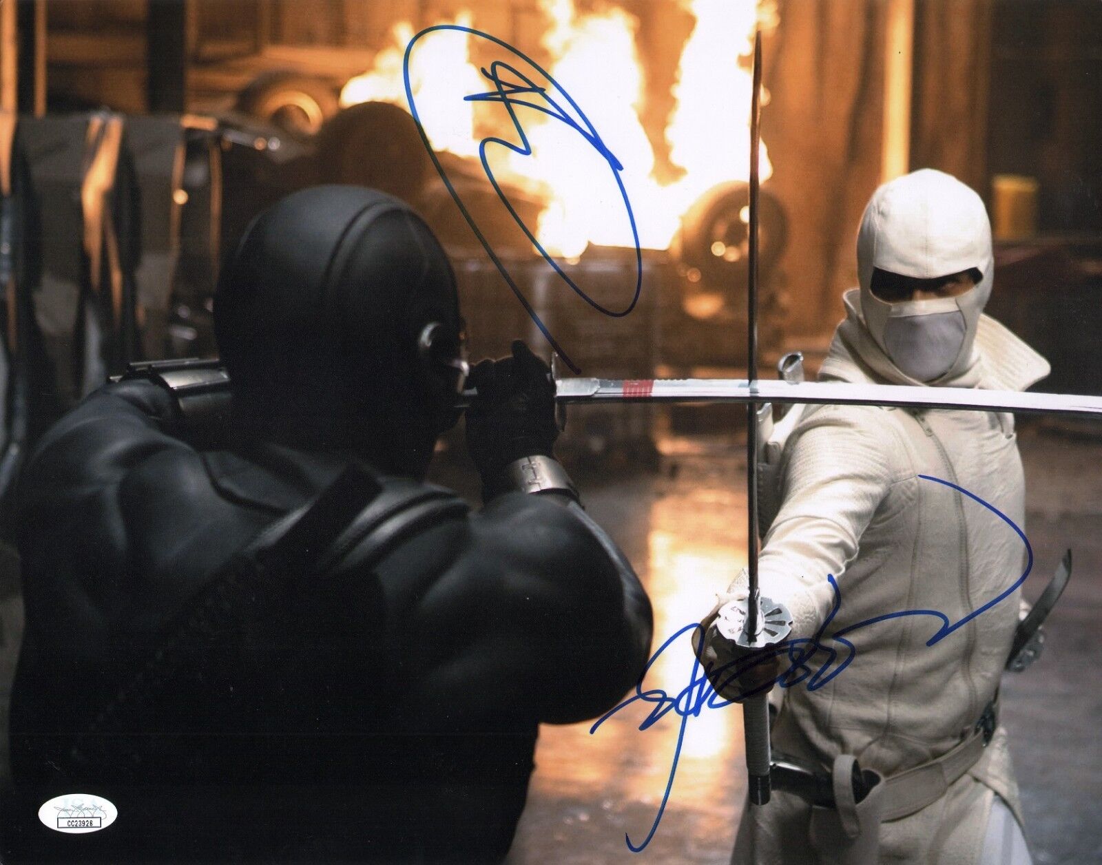 RAY PARK & BYUNG-HUN LEE Hand-Signed GI JOE- SNAKE-EYES