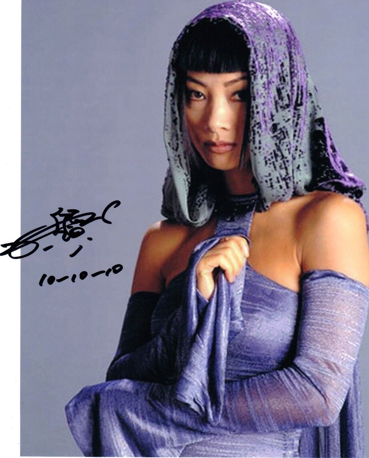 Bai Ling Signed 8x10 Photo Poster painting - Star Wars / PLAYBOY BABE - SUPER SEXY!!! #6