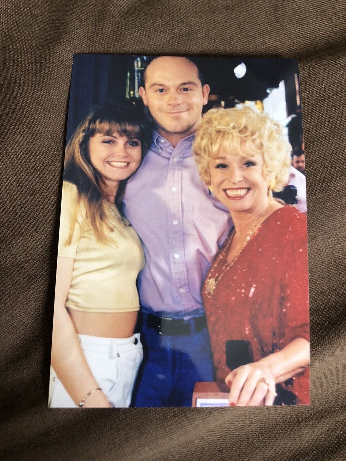 DANNIELLA WESTBROOK & BARBARA WINDSOR (EASTENDERS) UNSIGNED Photo Poster painting- 6x4”