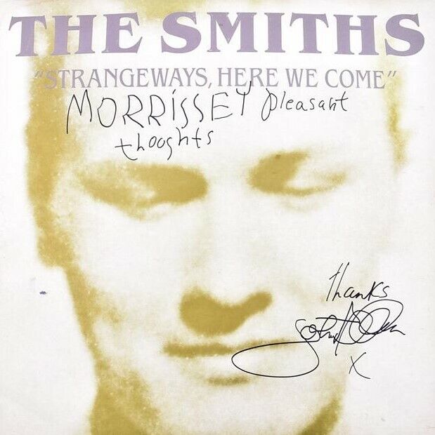 MORRISSEY & JOHNNY MARR Signed 'THE SMITHS' Photo Poster paintinggraph - Music - preprint