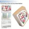 DIY Rose Bear Acrylic Diamond Painting Napkin Holder Desktop Ornaments