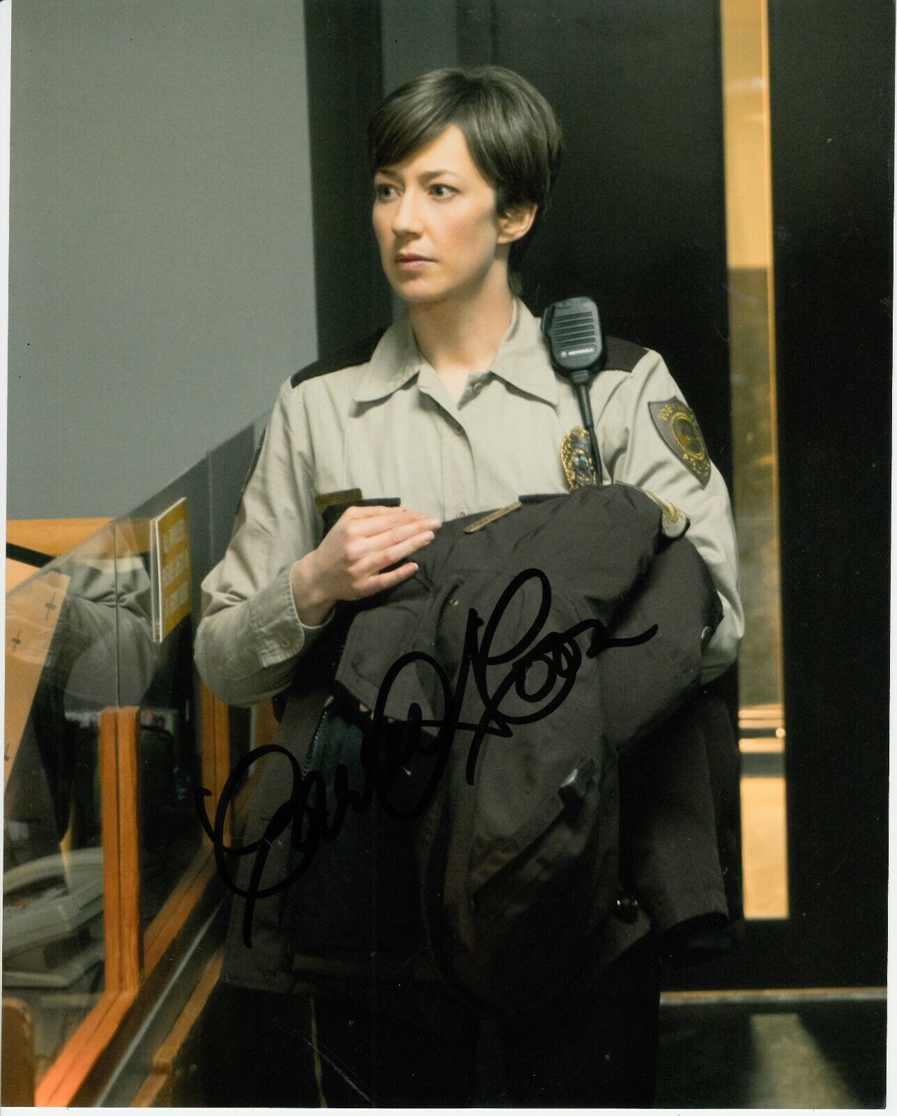 CARRIE COON SIGNED FARGO Photo Poster painting UACC REG 242 FILM AUTOGRAPHS (3)