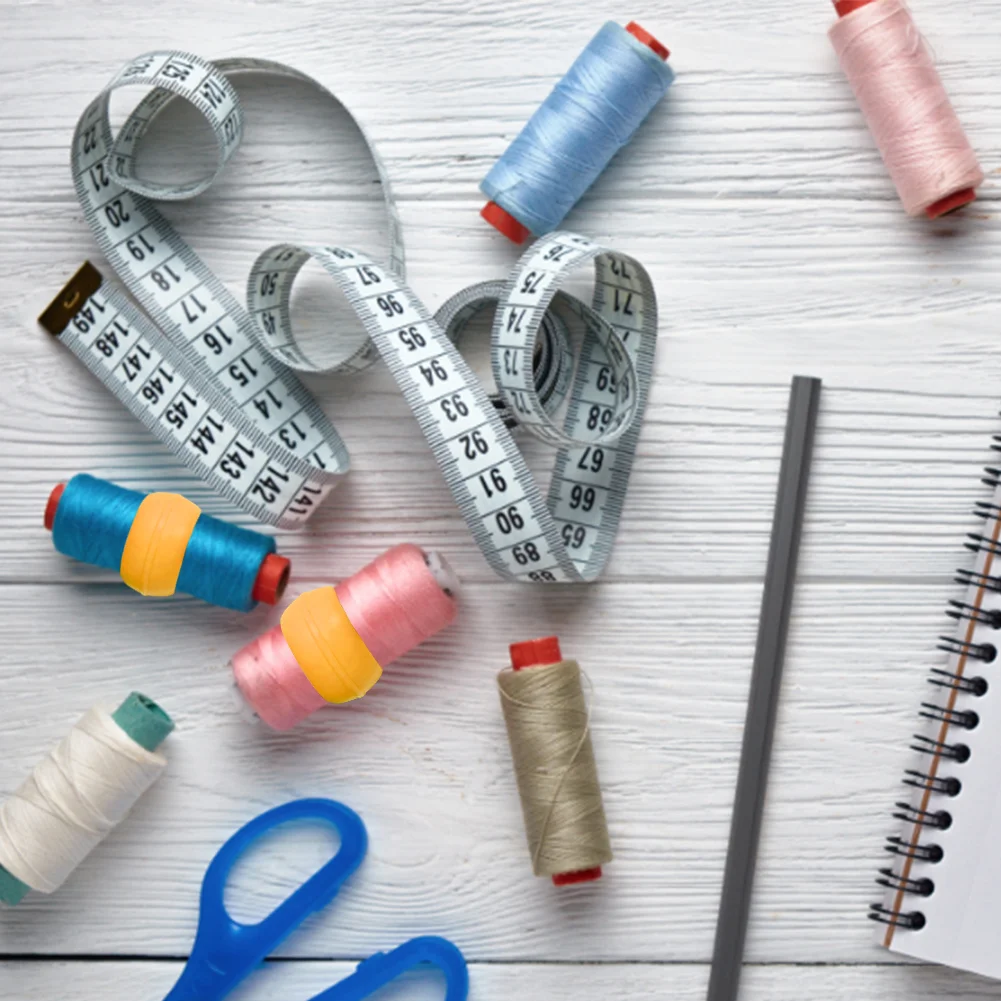 Thread Stopper Silicone Cross Stitch Clip 2cm Bobbin Spool Holder 2pcs (BU8)