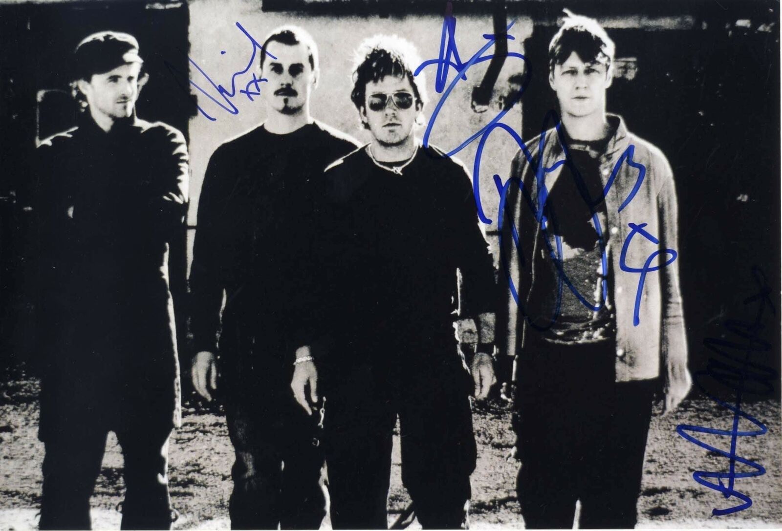 ROCK BAND Travis autographs, signed Photo Poster painting