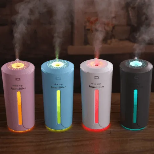 pornhint Pornhint Mini Cup Shape Air Humidifier Mist Maker HumidifierAir Moistener Noiseless Color