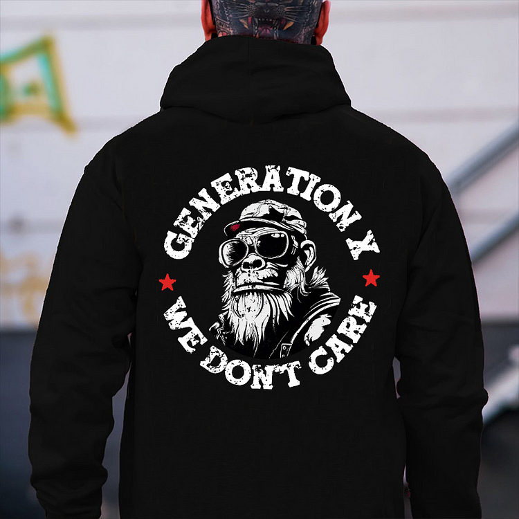 Generation X: We Don't Care Hoodie