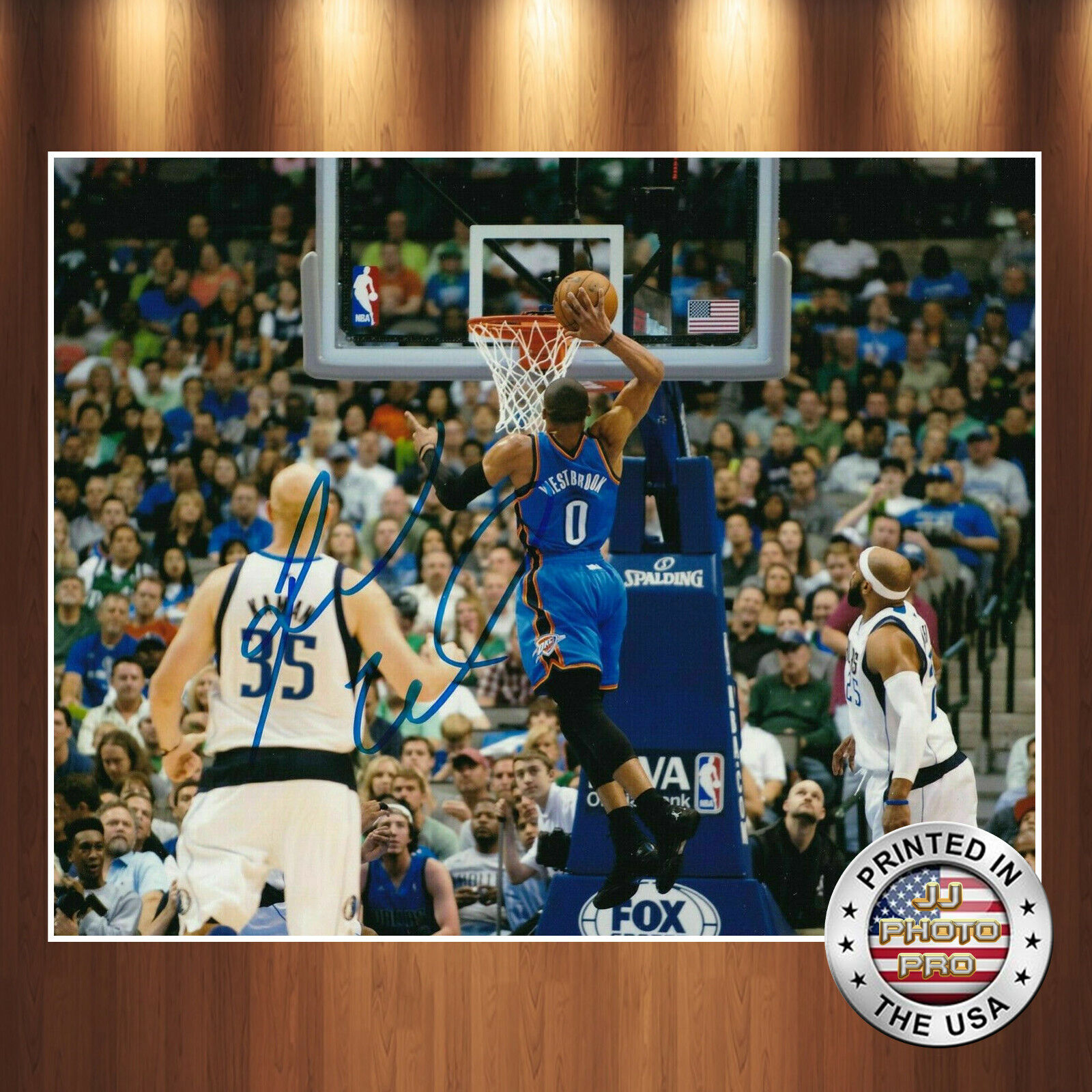 Russell Westbrook Autographed Signed 8x10 Photo Poster painting ( Thunder ) REPRINT