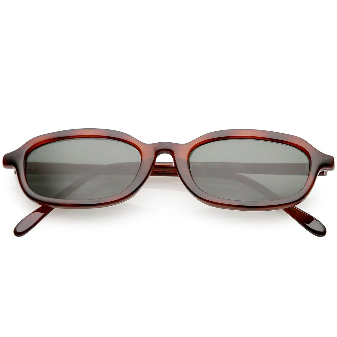 True Vintage Small Frame Oval glasses Horn Rimmed 49mm