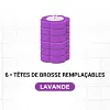 Ensemble de Brosse &agrave; Toilettes avec T&ecirc;tes de Remplacement Jetables