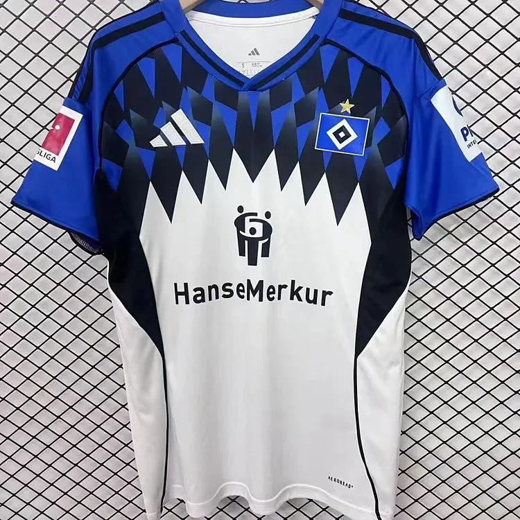 25-26 Bundesliga newly promoted Hamburg football jersey 1:1 Thailand quality