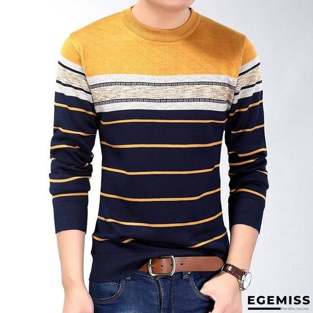 fashion casual clothing social fitness bodybuilding striped t shirts men t-shirt tee shirt pullover sweater | EGEMISS