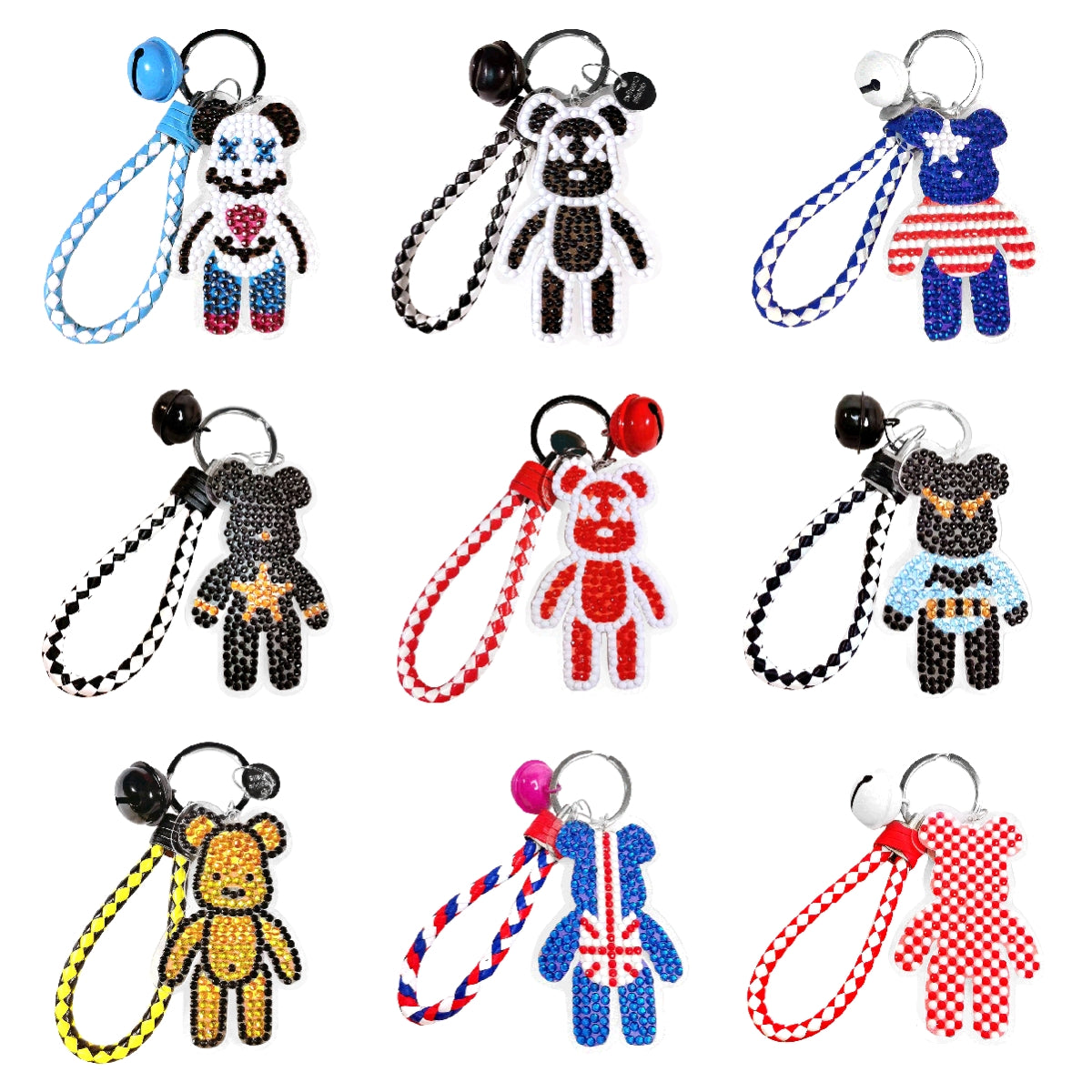 DIY Diamond Painting Keychain | Bearbrick