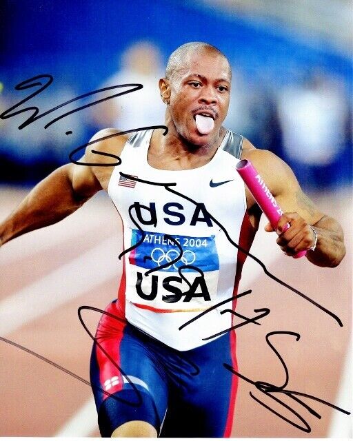 Maurice Greene Signed Track and Field 8x10 Photo Poster painting - Olympic Gold Medal Winner