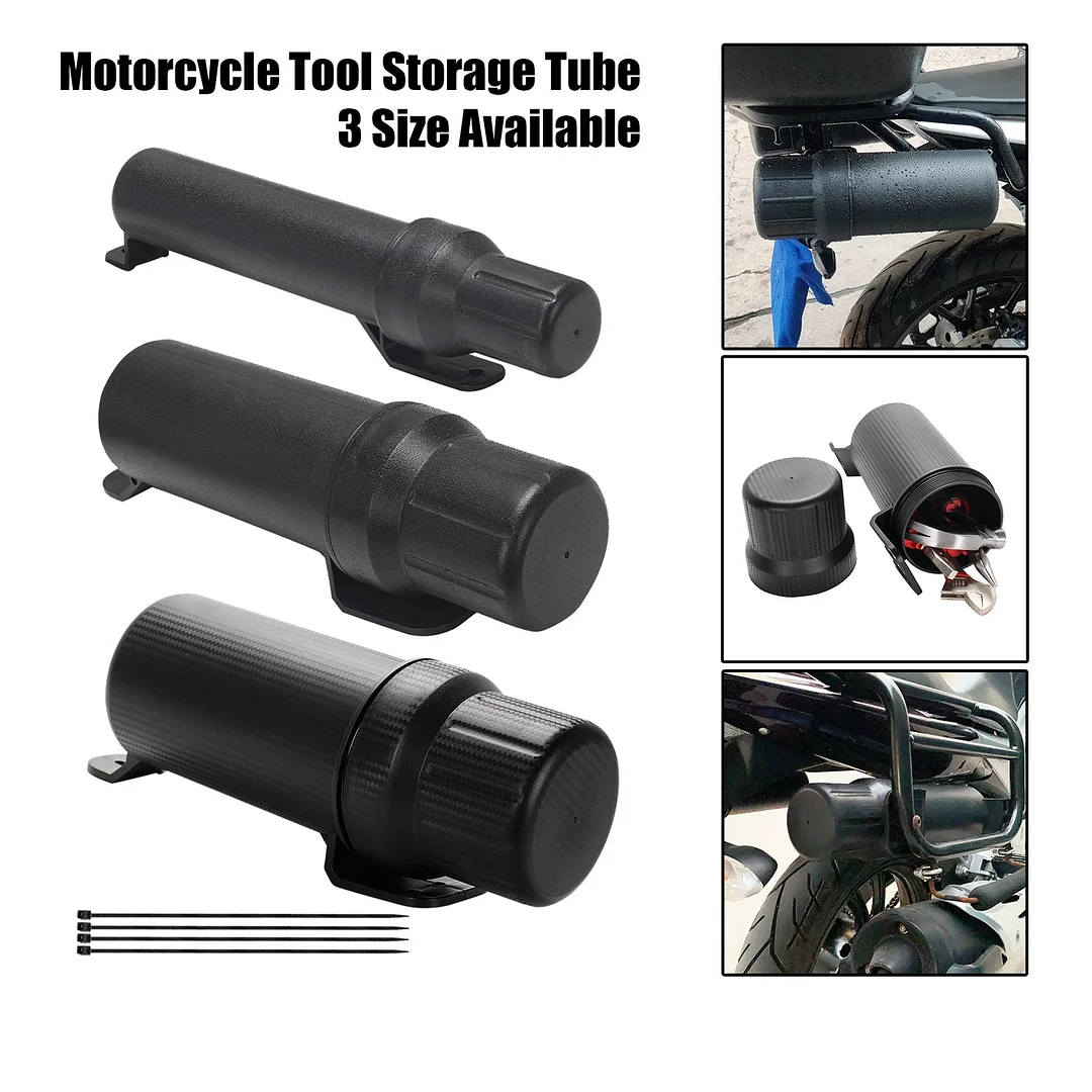 Tool Storage Tube Universal Motorcycle Waterproof Gloves Raincoat Box