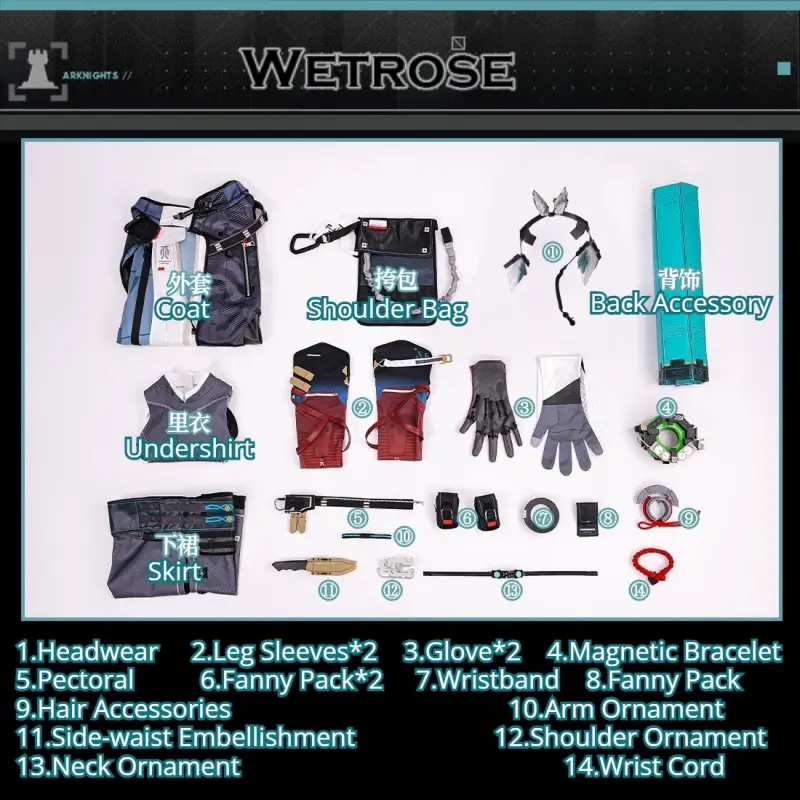 [Wetrose ] In Stock Arknights: Endfield Li Zhiyan Game Outfit Cosplay Costume 